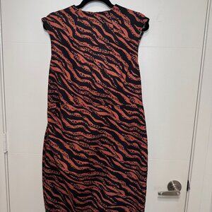 ASOS TIGER PRINT MINI DRESS SIZE US 14